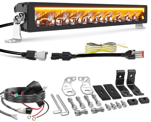 CO LIGHT 21 Inch LED Light Bar 100W 12500LM LED Bar 12v/24v Light Beam Up to 780M IP68 Suitable for Agricultural Tractors, 4x4 Four-Wheel Drive Vehicles, Lorries and Caravans