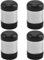 HiyyFloy 4-pack Mini Stainless Steel Salt and Pepper Shakers for Travel, Camping, – Moisture Proof, Leak-proof, Portable Spice Containers with Secure Lids