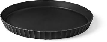 Blim Plus - Vassoio Atena M Carbon Black Ø 30cm - Portata Antipasti Formaggi Bevande - Made in Italy