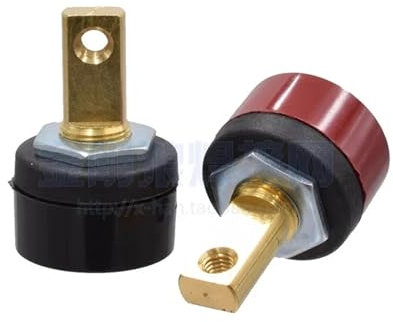 2 stücke DKJ10-25 Schnellverbinder ARC ZX7-200 Single Board Inverter-schweißgerät 42mm(Black)