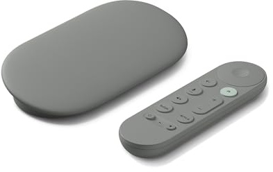 Google TV Streamer 4K - Fast Streaming Entertainment on Your TV with Voice Search Remote - Watch Movies, Shows, Live TV, and Netflix in 4K HDR - Smart Home Control - 32 GB of Storage - Hazel