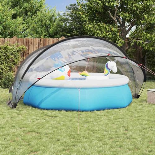 Générique Dôme de Piscine Transparent 405 x 405 x 192 cm PVC,Maison & Jardin,Piscine & Spa,Accessoires pour piscines & spas,Bâches de piscines & Tapis de Sol,Transparent,14.4 KG,42001109