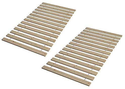 Erst-Holz 70.90-09 18/2 Rollrost-Doppelpack für ETB 09/10 in 90x200 cm mit 18 mm