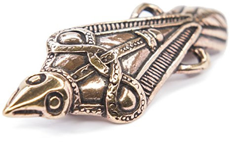 Windalf Wikinger Fibel Ravon 1.8 cm Vikings Gewandschmuck Hochwertige Bronze