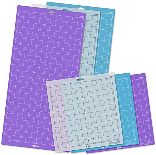 Schneidematte, 6 Packungen, selbstklebend, Ersatz – stark, Standard, leichter Griff für Cricut, Silhouette, 30,5 x 30,5 cm, 3 Packungen, 30,5 x 61 cm, 3 Packungen