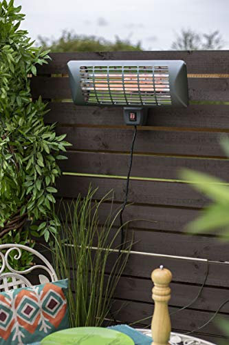 Grey Series Wall Mounted Quartz Patio Heater