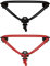 carryyygum Lenkerspannband für Fahrräder 2er Set | Gummiband, Gepäckspanner, Spanngummi | Mini-Gepäckträger 105cm [rot, schwarz]
