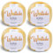 Wollidu Kira - Lot de 4 x 50 g pelotes de fil à tricoter 100 % coton - Pour tricot et crochet - Jaune