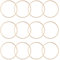 Dzsomt Holzreifen Zum Basteln 12 Stück Holz Bambus Blumenkranz Holzring Traumfänger Ringe Set Kranz Ringe DIY Makramee Craft Hoop Ringe Holz Bambus Floral Hoop Set Holz Bambus Blumenkranz