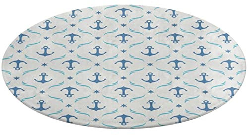 KUKUKA Teppich Maritime Piraten Anker Elemente Outdoor-Teppich Für Küche Arbeitszimmer Esszimmer 60x60cm