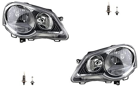 Johns, passend für VW Polo Scheinwerfer 02 9N 04/05-01/12 mit H7/H1 Set links, rechts