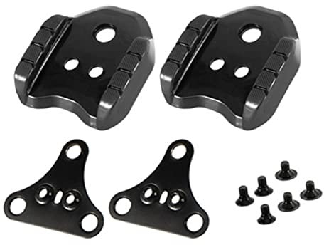 Huamengyuan Fahrrad Cleats,Bike Pedal Cleats Fahrradschuh Cleat Cover Adapter Konverter 3-Loch Fahrrad Schuhplatten Fahrrad Pedalplatte Cleat für Indoor Outdoor Radfahren Rennrad