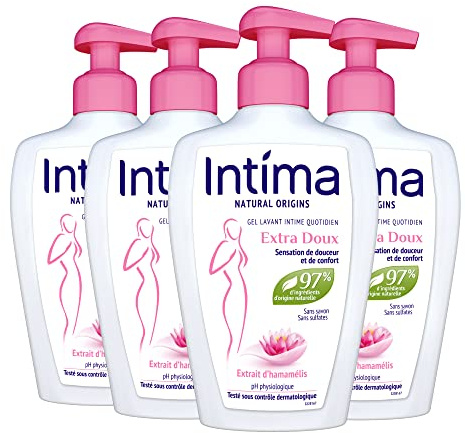 Intima Natural Origins - Gel Extra-Doux - 4x200 ml