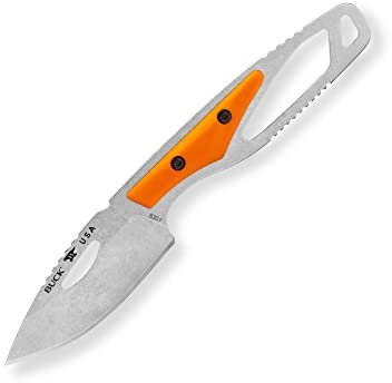 Buck Coltello piatto Paklite 2.0 Hide Select Arancione
