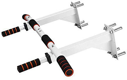 Samnuerly Klimmzugstange Deckenhalterung Weiß Indoor Reckstange Haushalt Regal Multifunktion Training Fitness (Weiß)