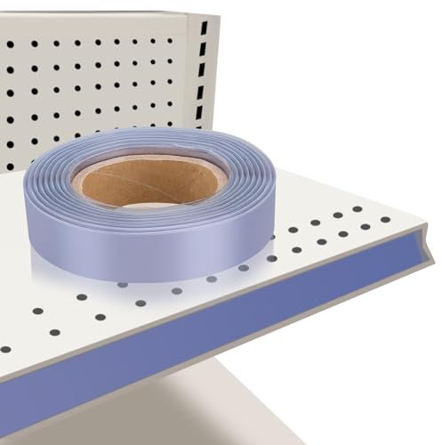 130Ft Shelf Strips Retail Clear Plastic Tags Shelf Label Holders Price Tag Retail Shelf Price Labels Decorative Gondola Shelf Vinyl Insert Ticket Channel Accent Strip for Ticket Channel