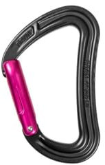 Ocun Raven Straight - Karabiner, Farbe:Anthracite/pink