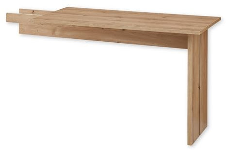 Schreibtisch Winkel in Old Artisan Oak Optik FSC-zertifiziert - Eckschreibtisch Erweiterung für mehr Arbeitsfläche im Home-Office - 158 x 77 x 60 cm (B/H/T)