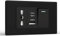 BSEED Presa, Prese Elettriche da Muro con Interruttore 1 Gang 2 Vie e Presa USB A e USB C, Spina 118m per Ufficio Casa, Nero