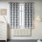 MYSKY HOME Vorhänge mit Ösen Kinderzimmer Junge Verdunkelungsvorhang Wohnzimmer 2 Stücke Schallschutz Blackout Vorhang Kurz Gardine Doppellagige Gardinen mit Voile, H 160 x B 132 cm,Grau