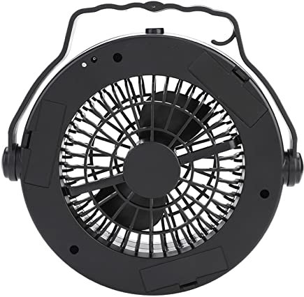 Tixiyu Ventilador de tienda de campaña, luz, 21 x 20 x 7, 2 pulgadas, linterna de tienda de campaña, luz, ventilador de techo para exterior, senderismo, camping, accesorios