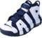NIKE Air More Uptempo GS Basketball Trainers FV5371 Sneakers Shoes (UK 5 US 5.5Y EU 38, White Midnight Navy 100)