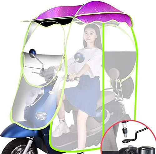 Funda para Lluvia de Motocicleta, Funda Universal para Lluvia de Motocicleta, toldo, sombrilla para Moto eléctrica, Scooter, Parasol de Movilidad, Funda Impermeable para Lluvia