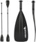 Abahub 4 teilige Carbon SUP/Kajak Paddel, verstellbares Stand Up Paddleboard, Leichter Carbonschaft, mit Carbonmuster der Paddelblatt 3k Kunststoffklinge