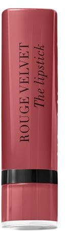 BOURJOIS - Rossetto Rosso Velvet The Lipstick 45 Mauv'ringue - Ultra Pigmentato - Finitura opaca intensa - Lunga tenuta 24H - Applicatore preciso - Sensazione di labbra nude