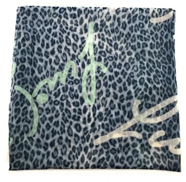 LIU JO Halstuch mit Tierdruck 120 x 120 cm, X0687 Mint, 120 x 120 cm