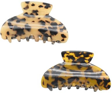 OATIPHO 2 Piezas tocado minimalista cabello clip de mandíbula garras de pelo Ropa de cabeza de adultos