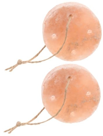 Supvox 2 Stück Kleintier Salzleckstein für Meerschweinchen und Hamster Mineralienblock für Nager aus Natürlichem Material für Kleine Haustiere zur Zahnpflege