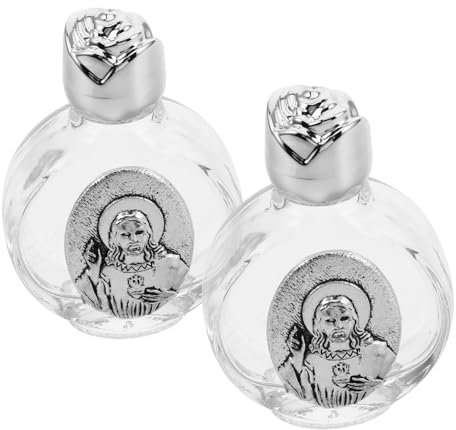iplusmile 2 Piezas botella de cristal pequeña botella de vidrio vacía fuentes de agua para el hogar botellas de pociones de vidrio botellas de agua vacías favores de la fiesta de bodas