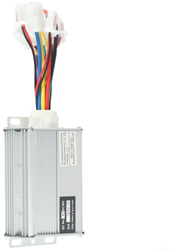 Zilimontt 36V/48V 1000W E-Bike Motordrehzahlregler, gebürsteter DC-Controller für E-Scooter, kompatibel mit 700-1000W Motoren (36V)