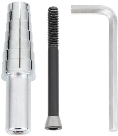 Nudiuhis 1 Set Expansion Ring Mandrel with Hexagonal Internal Wrench for Lathe Heavy Duty Ring Shaping Tool for Ring Turning 7-14
