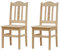 Massiv Kiefer Holzstühle 2er-Set – Esszimmer/Gastronomie – Neu – Stühle aus massivem Holz - Kiefer Lackiert