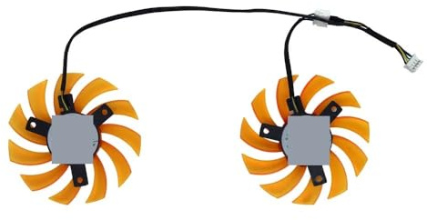ZFFYGFE 2Pcs/Set,75mm Diameter Size GA81S2U PLD08010S12HH,Video Cooler Fan For ZOTAC GTX 660 GTX660-2GD5 960 2gb Graphics Card Cooing Easy to replace(GA81S2U)