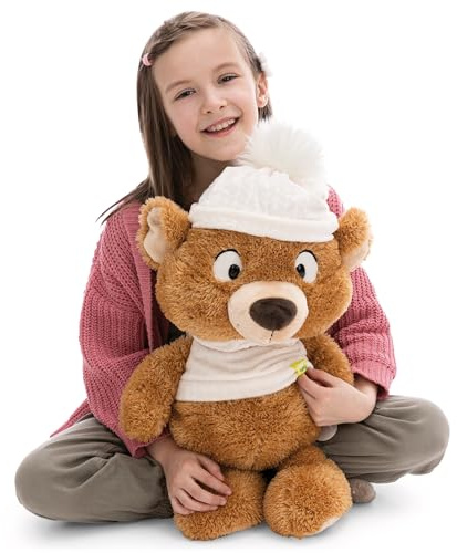 NICI Kuscheltier Bär Capiccino 50cm - 63241 | Weiches Stofftier aus Plüsch zum Liebhaben, Knuddeln & Spielen, tolles Plüschtier Geschenk für Kinder & Erwachsene
