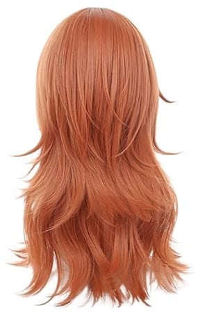 1pc Chainsaw Man Angel Devil Orange Brown Anime Wigs Heat Resistant Party For Cosplay
