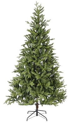 Everlands_Allison Pine_Árbol de Navidad Artificial_240cm_aspecto Natural_Pie estable de Metal_2386 puntas de PVC y PE_diametro 152cm