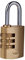 Yale - Y150B/30/125/1 Cadenas à combinaison en laiton de sécurité standard de 30 mm – Anse ouverte en acier – Cadenas à combinaison à 3 cadrans