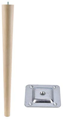 emoebelbeschlaege Prima Online 1x Holzfüße Möbelfüße Sofafüße Buche Holzbeine gerade Länge35cm Buche Holz Oberfläche sauber (1x Gerade 35cm)