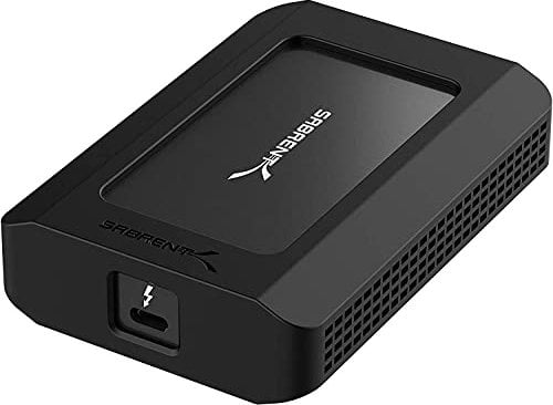 SABRENT da USB Type-c Thunderbolt 3 a Ethernet, Adattatore da USB C a Ethernet, Convertitore USB C a Ethernet 10Gbps per PC, Notebook, Tablet, MacBook (TH-S3EA)