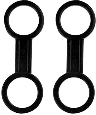 Colcolo 2 Pcs/Set Snorkel Clip Keeper Holder to Attach Silicone Scuba Diving Clip Flexible Scuba Diving Tube Holder Clip for Snorkeling Gear Elastic Tube Holder Retainer