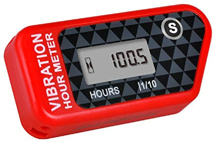 Jayron Wireless RE-SETTABLE Vibration Waterproof Hour Meter for Generator Outboard Motor Dirtbike Compressor Lawn Mower Motorcycle Chainsaw