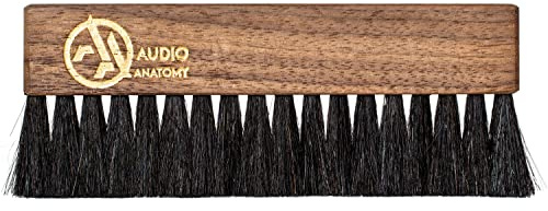 Audio Anatomy - Record Cleaning Brush Made of Goat Hair and Walnut - Walnut