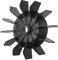 Air Compressor Fan Air Compressor Fan Blade Air Compressor Accessories Motor Blade Replacement V Type 5P Fan Blade,Various other pumps and accessories