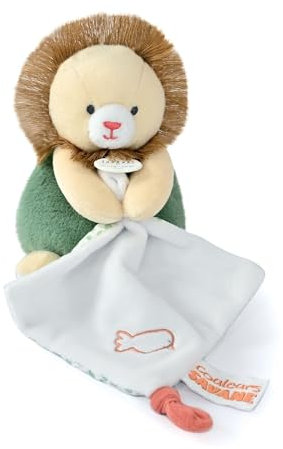 Doudou et Compagnie - Farben Savanne – Kuscheltier Löwe – Beige – 15 cm – Geschenk zur Geburt – DC4066