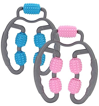 Lurrose 1 Stück Tiefengewebe Wadenmassagegerät Schaft Muskelentspanner Schaumstoffrolle Stick Schultermassagegerät Übungsrolle Nackenentspanner Muskelentspannungsmassage Fitness Roller
