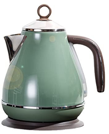 1.7L Vintage Electric Water Kettle 304 Stainless Steel Hot Water Boiler Auto Shut-Off Boil-Dry Protection Household Kitchen Appliances The New
